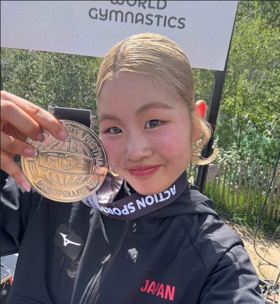 パルクールアスリート 永井音寧　FIG PARKOUR WORLD CUP 2026　MONTPELLIER女子フリースタイル部門 準優勝